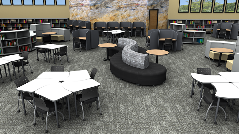 HSMS Learning Commons A - Overall Image